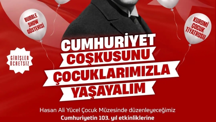 CUMHURİYET COŞKUSU ÇOCUKLARLA BÜYÜYECEK